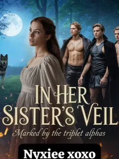 Her sister's veil(marked by the triplets Alphas)