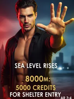 Sea Level Rises 8000m: 5000 Credits for Shelter Entry